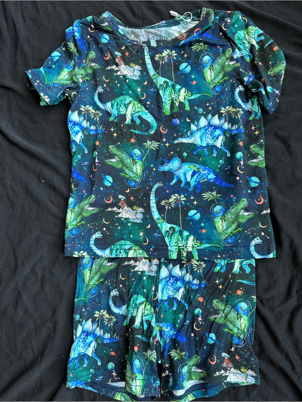 Dinosaur Pajama Bamboo Short Set - Can be used for daywear also